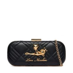 Torebka LOVE MOSCHINO. Czarne torebki wieczorowe damskie Love Moschino, bez wzorów, bez dodatków. Za 839.99 zł.