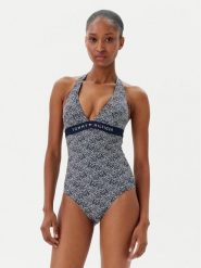 Tommy Hilfiger Strój kąpielowy UW0UW05962 Granatowy. Niebieskie stroje jednoczęściowe Tommy Hilfiger, bez wzorów, z syntetyku. Za 269.99 zł.