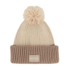 Czapka Unisex Dla Dorosłych Pompon Connora. Brązowe czapki damskie Regatta, bez wzorów, z dzianiny. Za 53.99 zł.