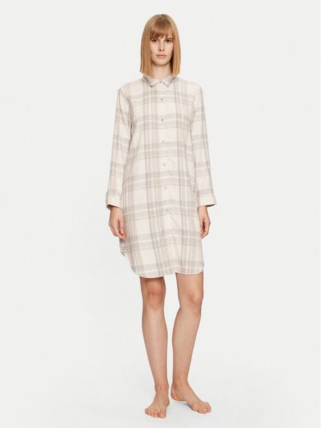 Selmark Koszula nocna Nordic P7063 Écru Regular Fit. Koszule nocne i halki Selmark, bez wzorów, z bawełny, bez ramiączek. Za 159.99 zł.