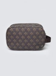 Kosmetyczka z monogramem brązowa Revo 803. Brązowe torebki klasyczne damskie Big Star, z materiału, małe, bez dodatków. Za 179.99 zł.