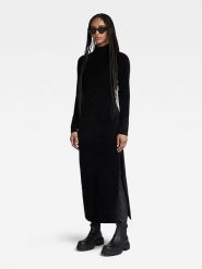 G-Star Sukienka w kolorze czarnym rozmiar: XXS. Czarne sukienki damskie G-Star, bez wzorów, retro, bez ramiączek. Za 174.84 zł.