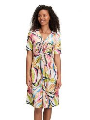 Vera Mont Sukienka w kolorze kremowo-pomarańczowym rozmiar: 40. Brązowe sukienki damskie Vera Mont, bez wzorów, bez ramiączek. Za 173.99 zł.