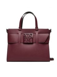 Armani Exchange Torebka 942689 0A874 UA343 Bordowy. Czerwone torebki klasyczne damskie Armani Exchange, ze skóry, bez dodatków. Za 759.99 zł.