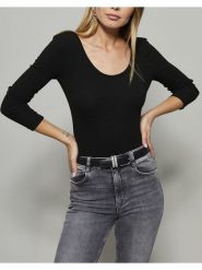 Milan Kiss Koszulka w kolorze czarnym rozmiar: XL. Czarne koszulki damskie Milan Kiss, xl, bez wzorów, bez kołnierzyka, bez ramiączek. Za 104.99 zł.