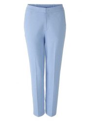 Oui Spodnie w kolorze błękitnym rozmiar: 42. Niebieskie spodnie materiałowe damskie Oui, bez wzorów, z materiału. Za 152.99 zł.