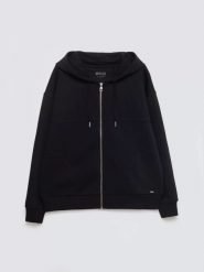 Bluza damska z kapturem rozpinana czarna Selina 906. Czarne bluzy damskie Big Star, l, bez wzorów, z dzianiny, z kapturem. Za 249.99 zł.