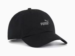 Czapka Z Daszkiem ESS Elevated. Czarne czapki z daszkiem damskie Puma, bez wzorów, z bawełny. Za 66.99 zł.