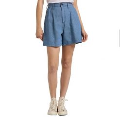 SPÓDNICA LEE Stella Pleated Short LIGHT LINNEN L37ANBYK 112107957. Spódnice damskie Lee, l, bez wzorów. Za 169.99 zł.