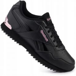 Damskie buty sportowe Reebok Royal Glide Ripple. Czarne obuwie sportowe casual damskie Reebok, trekkingowe, Reebok Royal. Za 219.00 zł.