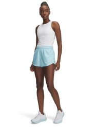 Under Armour Szorty sportowe w kolorze błękitnym rozmiar: XS. Niebieskie spodenki sportowe damskie Under Armour, xs, bez wzorów, z materiału, outdoorowe. Za 69.91 zł.