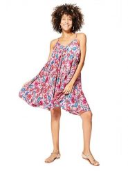 Aller Simplement Sukienka w kolorze jasnoróżowo-niebieskim rozmiar: 34-40. Różowe sukienki damskie Aller Simplement, bez wzorów, klasyczne, bez ramiączek. Za 43.99 zł.