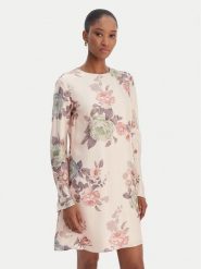 Marella Sukienka codzienna Samba 2613221171 Beżowy Regular Fit. Brązowe sukienki damskie Marella, bez wzorów, z jedwabiu, bez ramiączek. Za 1,359.00 zł.