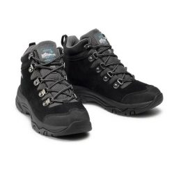 Skechers Buty Damskie Trekkingowe Trego El Capitan czarne 35,5. Czarne obuwie trekkingowe damskie Skechers, bez zapięcia. Za 326.99 zł.