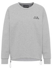 ELBSAND Bluza "Caris" w kolorze szarym rozmiar: M. Szare bluzy damskie ELBSAND, m, bez wzorów, z bawełny, bez kaptura. Za 178.79 zł.