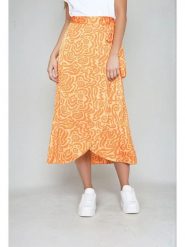 Monki Spódnica w kolorze pomarańczowym rozmiar: S. Pomarańczowe spódnice damskie Monki, s, bez wzorów, maxi. Za 43.99 zł.