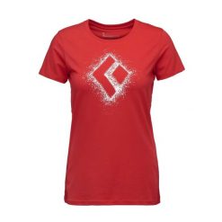 Koszulka damska bawełniana Black Diamond Chalked Up 2.0 Tee z krótkim rękawem. Niebieskie koszulki damskie Black Diamond, s, bez wzorów, z bawełny, bez kołnierzyka, bez ramiączek. Za 124.99 zł.