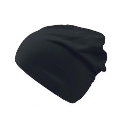 Czapka Jersey Luźne Flash. Czarne czapki damskie ATLANTIS, bez wzorów, z bawełny. Za 65.99 zł.