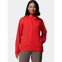 Płaszcz Przeciwdeszczowy Damski Columbia Trailborne 2.5L Shell. Czerwone płaszcze damskie Columbia, l, bez wzorów, bez kaptura. Za 669.00 zł.