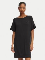 BOSS Sukienka codzienna Element 50561000 Czarny Regular Fit. Czarne sukienki damskie Boss, bez wzorów, z wiskozy, bez ramiączek. Za 279.99 zł.