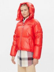 Tommy Hilfiger Kurtka puchowa New York Gloss WW0WW40836 Czerwony Relaxed Fit. Czerwone kurtki damskie Tommy Hilfiger, xl, bez wzorów, z puchu, bez kaptura. Za 1,119.00 zł.