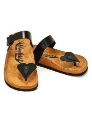 Moosefield Skórzane japonki w kolorze czarnym rozmiar: 39. Czarne klapki damskie Moosefield, bez wzorów, z otwartym noskiem, bez obcasa, bez zapięcia. Za 163.64 zł.