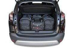 Torby Do Bagażnika Opel Crossland X 2017+ 4Szt Kjust. Czarne torby podróżne KJUST, bez wzorów, z kauczuku. Za 1,144.00 zł.