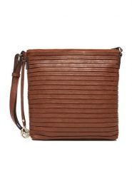 Lasocki Torebka CEO-LSK-K-022-06 Brązowy. Brązowe listonoszki damskie Lasocki, bez wzorów, z materiału, bez dodatków. Za 179.99 zł.