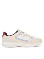 Tommy Hilfiger Sneakersy Light Runner FW0FW09409 Beżowy. Brązowe obuwie sportowe damskie Tommy Hilfiger, ze skóry, bez zapięcia. Za 449.99 zł.