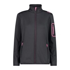 Bluza damska turystyczna CMP. Brązowe bluzy damskie CMP, bez wzorów, bez kaptura. W wyprzedaży za 258.99 zł.