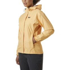 Płaszcz Przeciwdeszczowy Damski Helly Hansen Loke. Brązowe płaszcze damskie Helly Hansen, bez wzorów, bez kaptura. Za 499.00 zł.