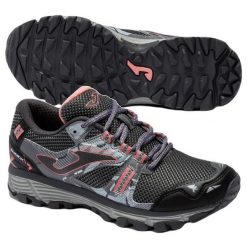 Buty damskie sportowe Joma TK.Shock do biegania w terenie. Szare obuwie sportowe damskie Joma, bez zapięcia, do biegania. Za 260.95 zł.