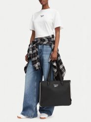Reebok Torebka CWBEO-RBK-B-012-10 Czarny. Czarne shopper bag Reebok, ze skóry, bez dodatków. Za 149.99 zł.
