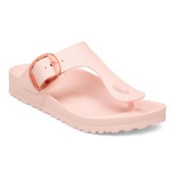Unisex japonki Birkenstock Gizeh Big Buckle EVA różowe 1031321. Czerwone klapki damskie Birkenstock, bez wzorów, z materiału, bez obcasa, bez zapięcia. Za 229.00 zł.