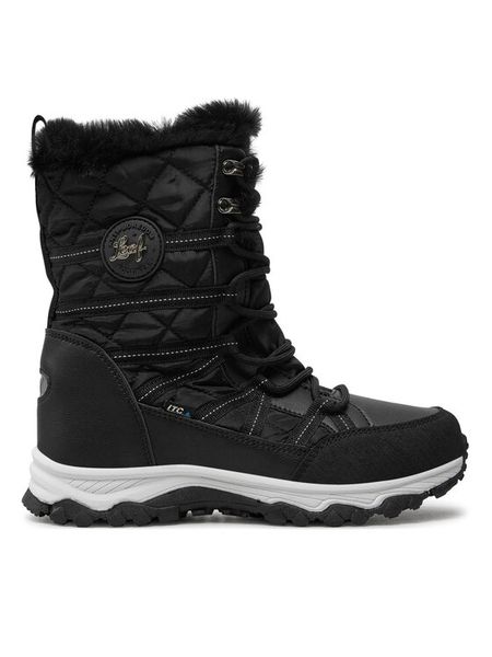 Leaf Śniegowce Avesta LAVES201Q Czarny. Czarne kozaki dziewczęce Leaf, bez wzorów, z syntetyku, bez obcasa, bez zapięcia. Za 319.99 zł.