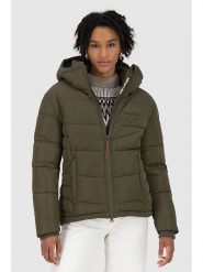 Alife and kickin Kurtka zimowa "JuanaAK" w kolorze khaki rozmiar: S. Brązowe kurtki damskie Alife and Kickin, na zimę, s, bez wzorów, z puchu, bez kaptura. Za 274.95 zł.