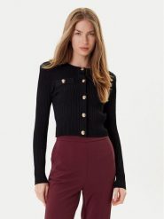 Marciano Guess Kardigan 5YGR32 5881Z Czarny Regular Fit. Czarne kardigany damskie Marciano Guess, s, z aplikacjami, z wiskozy. Za 339.99 zł.