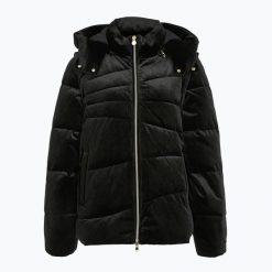 Kurtka damska EA7 Train Athletic Velour Extra Padded. Czarne kurtki sportowe damskie EA7 Emporio Armani, l, bez wzorów, z materiału, bez kaptura. Za 879.99 zł.