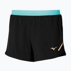 Spodenki do biegania damskie Mizuno Aero 4". Czarne spodenki sportowe damskie Mizuno, na lato, m, bez wzorów, z elastanu, do biegania. Za 239.99 zł.
