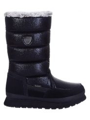 LUHTA Botki zimowe "Valkea" w kolorze czarnym rozmiar: 37. Czarne botki damskie Luhta, na zimę, z materiału, bez obcasa, bez zapięcia. Za 254.95 zł.