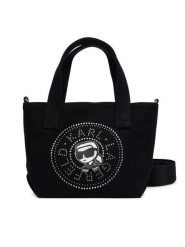 KARL LAGERFELD Torebka B2W50074 Czarny. Czarne torebki klasyczne damskie KARL LAGERFELD, z materiału, bez dodatków. Za 339.99 zł.