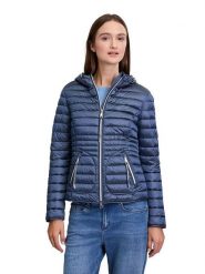 CARTOON Kurtka przejściowa w kolorze granatowym rozmiar: 40. Niebieskie kurtki damskie Cartoon, bez wzorów, bez kaptura. Za 121.51 zł.