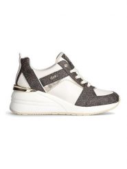 Liu Jo Sneakersy w kolorze kremowo-brązowym na koturnie rozmiar: 38. Brązowe obuwie sportowe damskie Liu Jo, bez zapięcia. Za 390.92 zł.