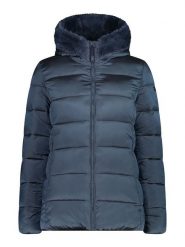 CMP Kurtka zimowa w kolorze granatowym rozmiar: 46. Niebieskie kurtki damskie CMP, na zimę, bez wzorów, z puchu, bez kaptura. Za 280.44 zł.