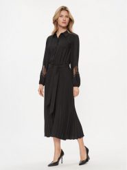 JOOP! Sukienka koszulowa 58 JW241D220 30040294 Czarny Regular Fit. Czarne sukienki damskie Joop!, bez wzorów, z syntetyku, bez ramiączek. Za 699.99 zł.
