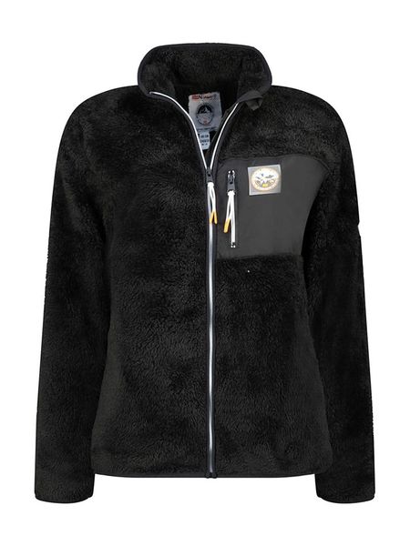 Geographical Norway Kurtka polarowa "Upecious" w kolorze czarnym rozmiar: XXL. Czarne kurtki damskie Geographical Norway, xxl, bez wzorów, z polaru, bez kaptura. Za 118.56 zł.