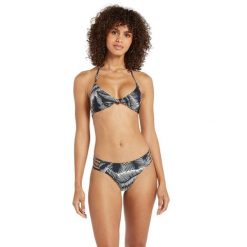 Dół kostiumu kąpielowego Volcom Stay od Leaf Cheeky. Białe bikini Volcom, bez wzorów. W wyprzedaży za 68.00 zł.