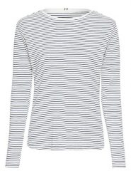 Camel Active Koszulka w kolorze biało-granatowym rozmiar: M. Białe bluzki damskie Camel Active, m, bez wzorów, z bawełny, bez kołnierzyka, bez ramiączek. Za 125.45 zł.