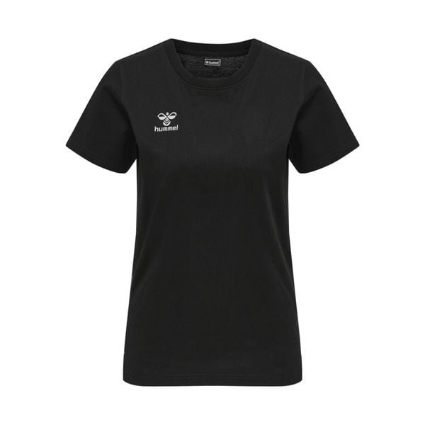 Damska bawełniana koszulka Hummel Move Grid. Czarne koszulki damskie Hummel, m, bez wzorów, z bawełny, bez kołnierzyka, bez ramiączek. Za 140.00 zł.