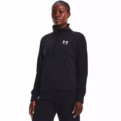 Bluza damska Under Armour Rival Fleece HZ S. Czarne bluzy damskie Under Armour, s, bez wzorów, bez kaptura. Za 159.99 zł.